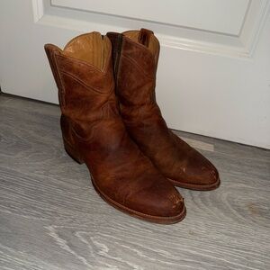 Tecovas Brown Western Cowboy Boots Vintage Style